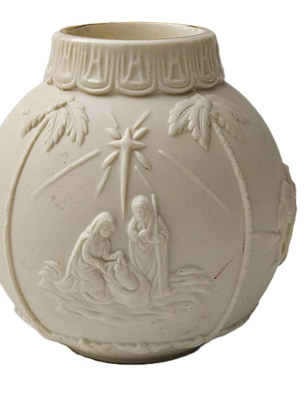 Lenox Nativity Votive Candle Holder – Ornamental Glow Collection